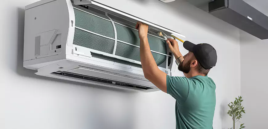 Bathroom and Small Space Ductless Installation in Euless